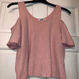 Pink off the shoulder top